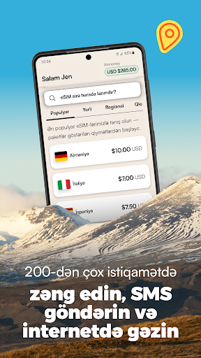 Airalo: eSIM Səyahət, İnternet